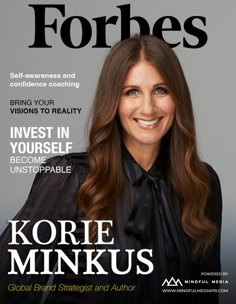 Korie Minkus on the cover of Forbes