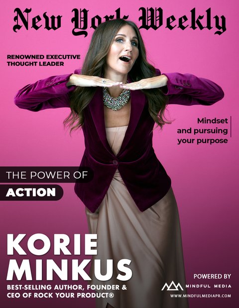 Korie Minkus on the cover of NY Weekly