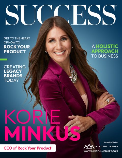 Korie Minkus on the cover of SUCCESS