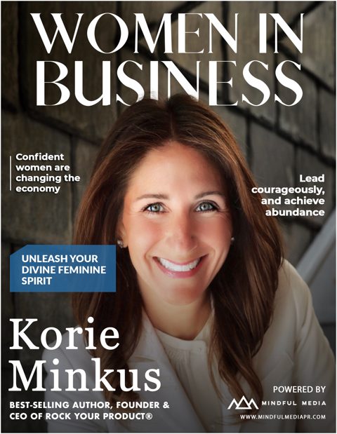 Korie Minkus on the cover of Women in Business