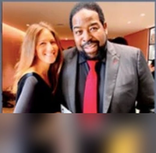Korie Minkus with Les Brown