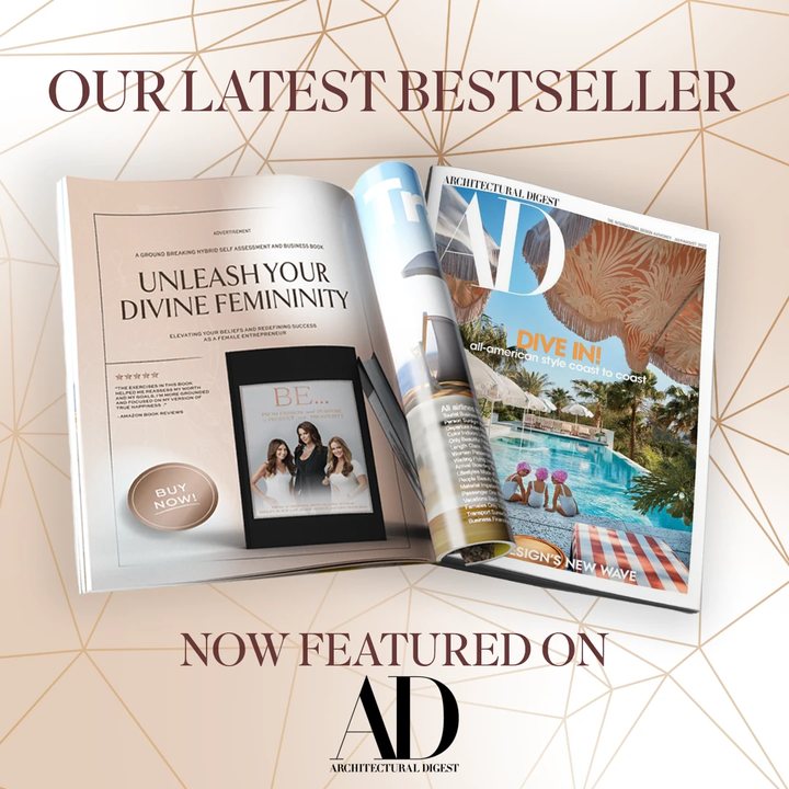 BE... book feature in Architectural Digest