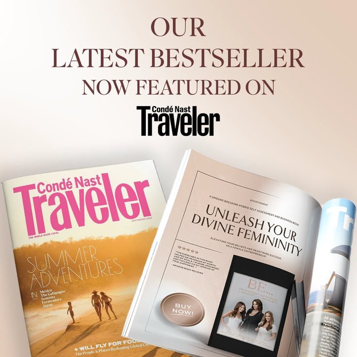BE... book feature in Condé Nast Traveler